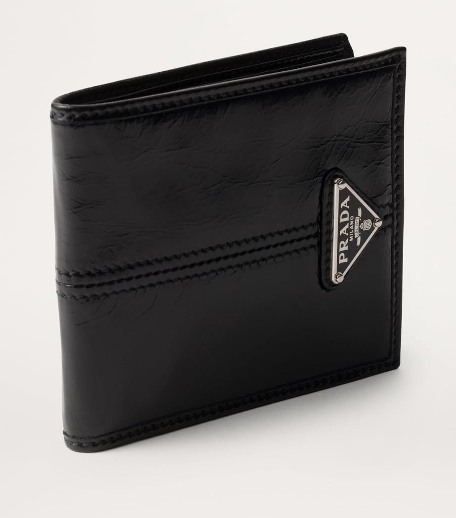Prada Leather Triangle Wallet