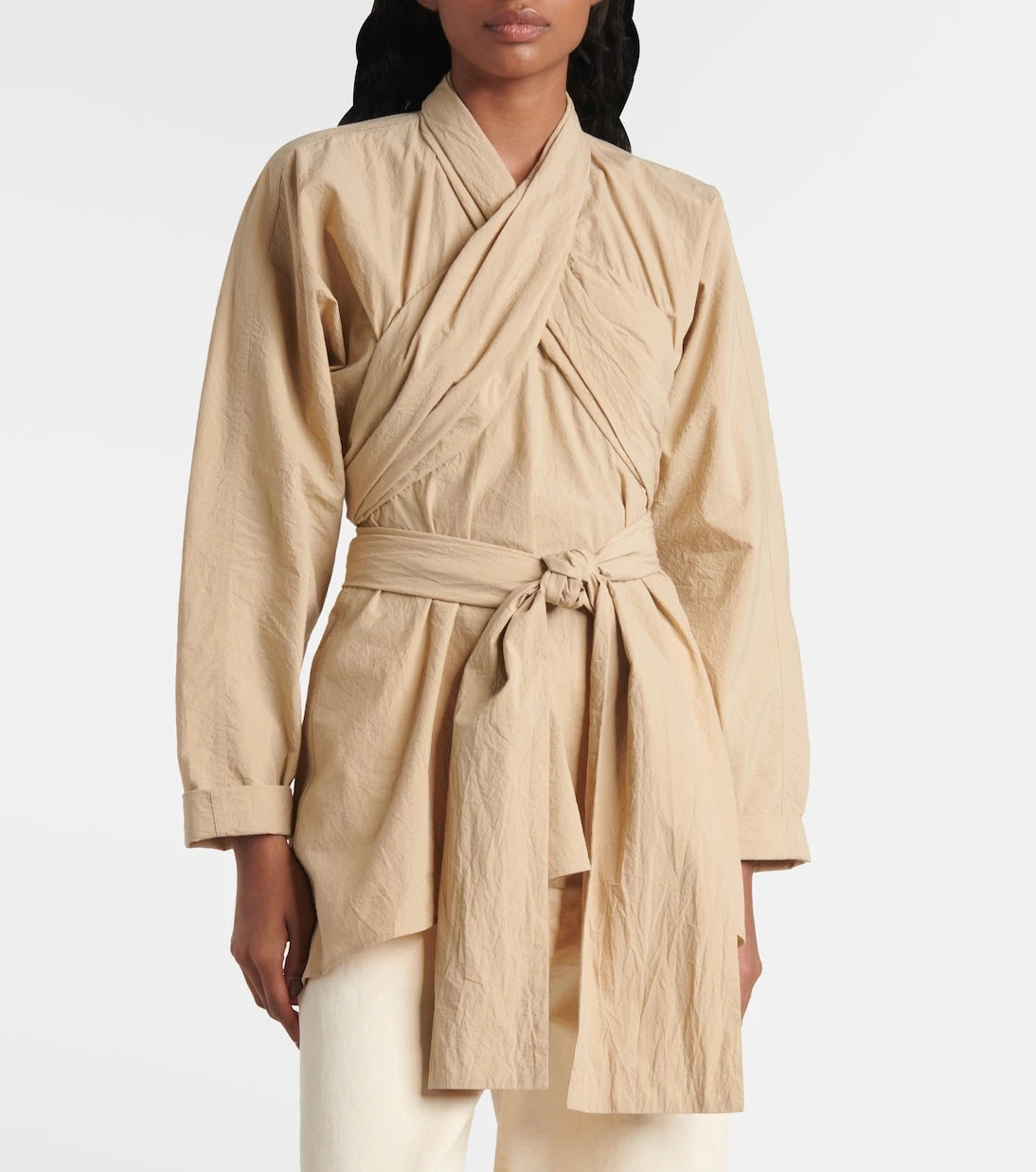 Lemaire - Belted cotton top