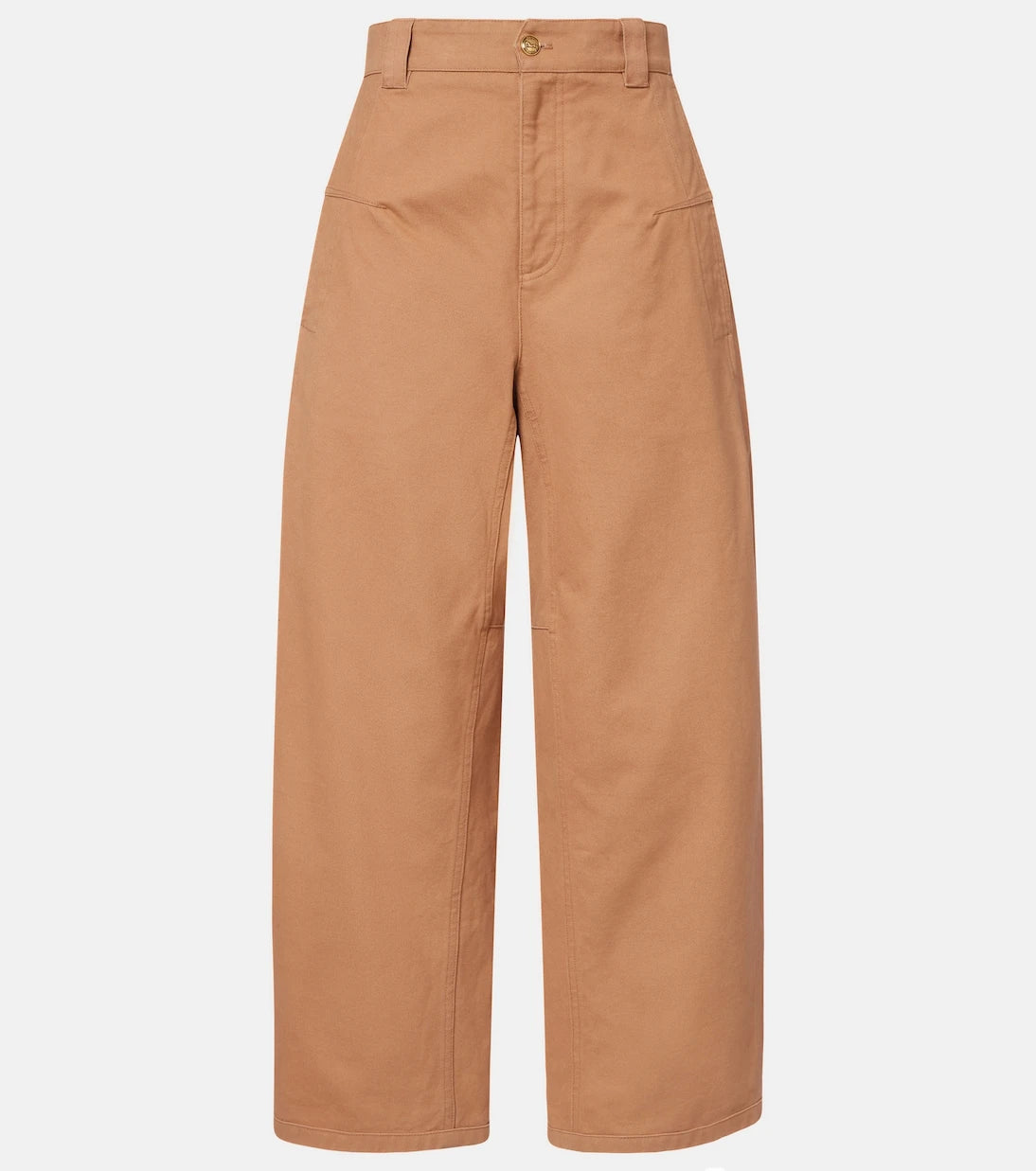 Chloé - Cropped barrel-leg pants
