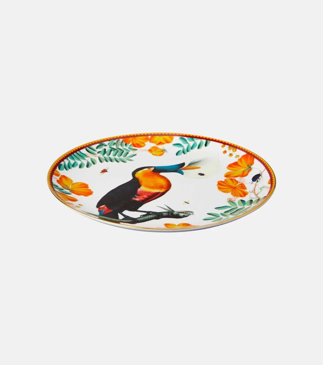 La DoubleJ - Floroucan porcelain decorative plate