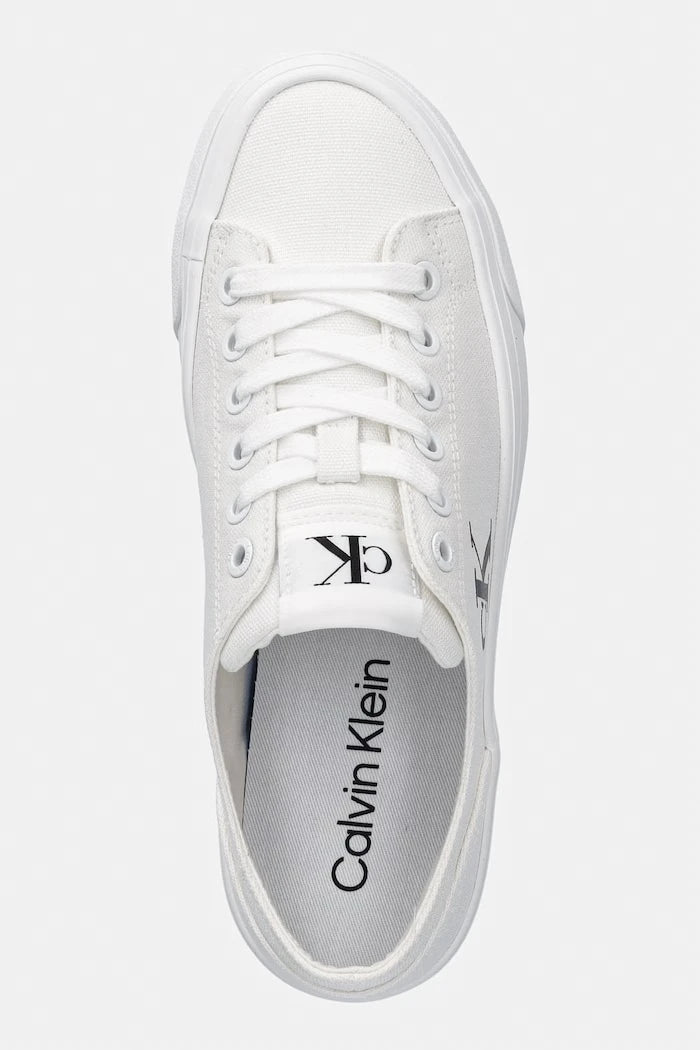 Calvin Klein VULC FLATFORM LOW CANVAS MG düşük kadın sneaker