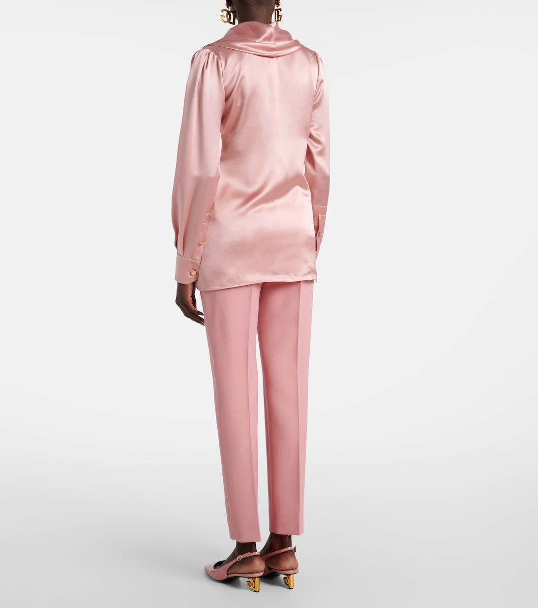 Dolce&Gabbana - Draped silk satin blouse