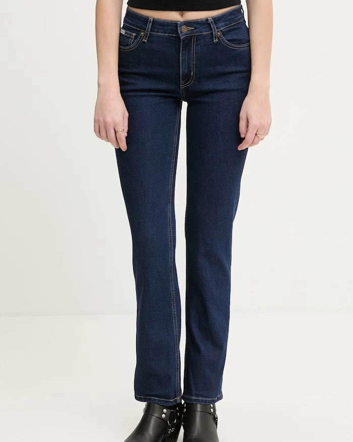 Guess Jeans straight kadın kot pantolon