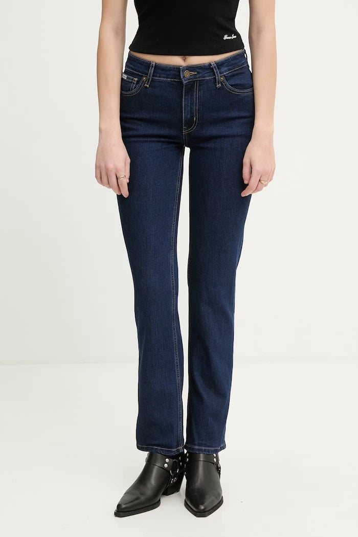 Guess Jeans straight kadın kot pantolon
