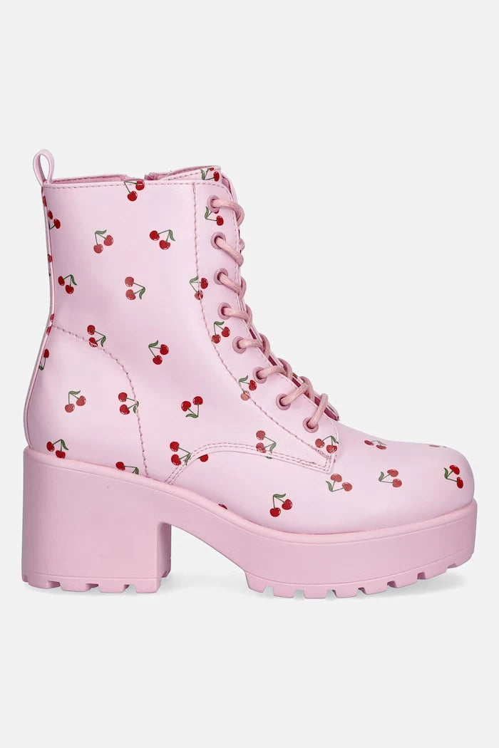 Кубинки Koi Footwear Cherry Passion Platform Boots