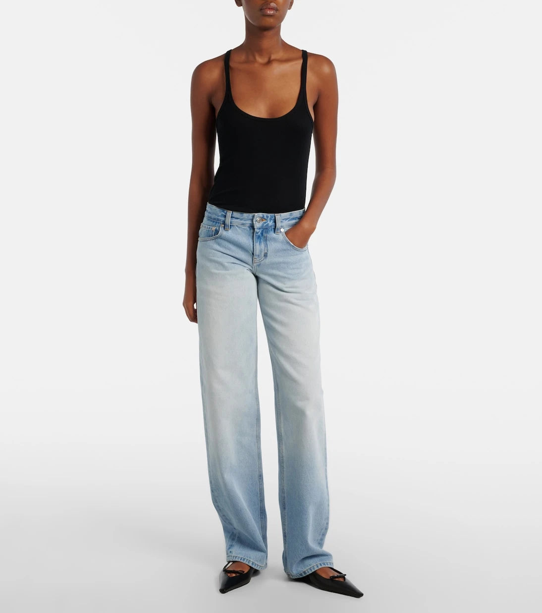 Victoria Beckham - Faded denim jacket