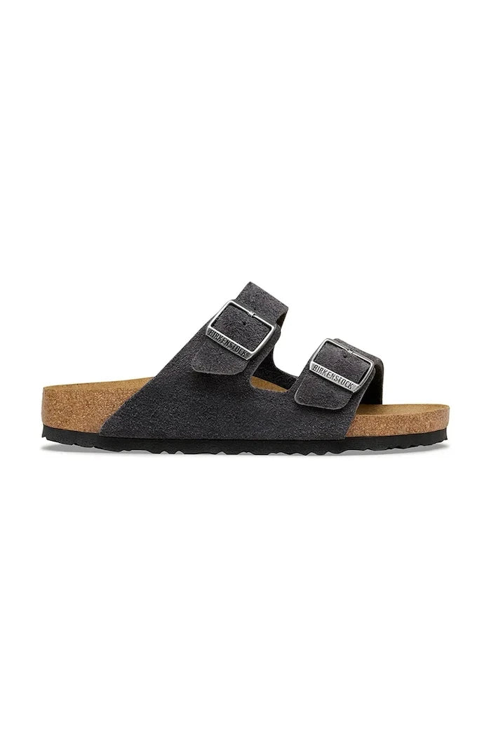 Birkenstock чехли от велур Arizona