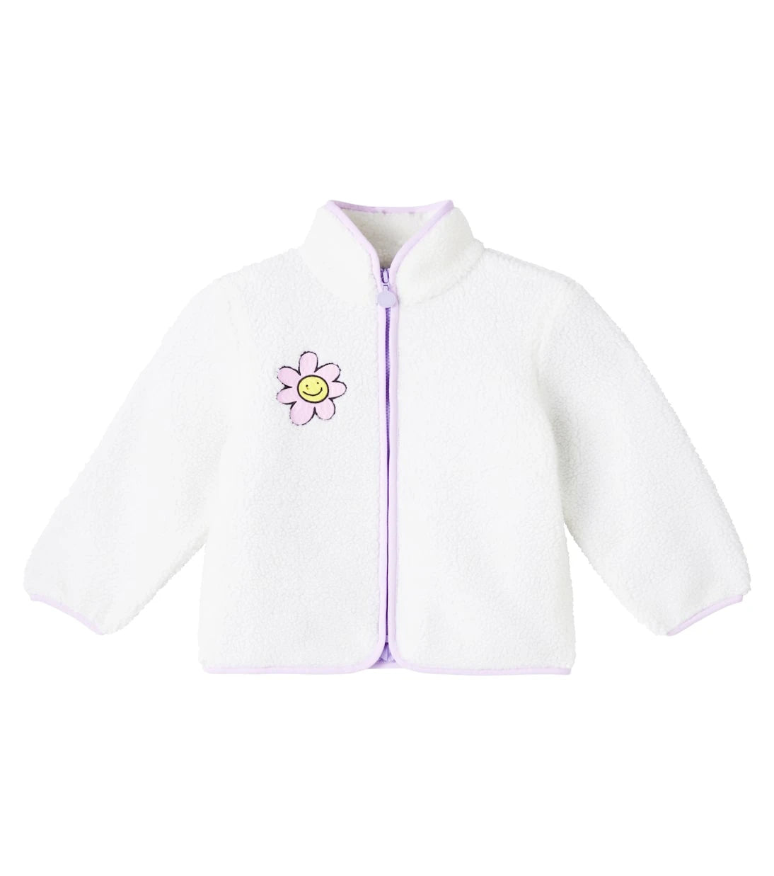 Stella McCartney Kids - Embroidered fleece jacket