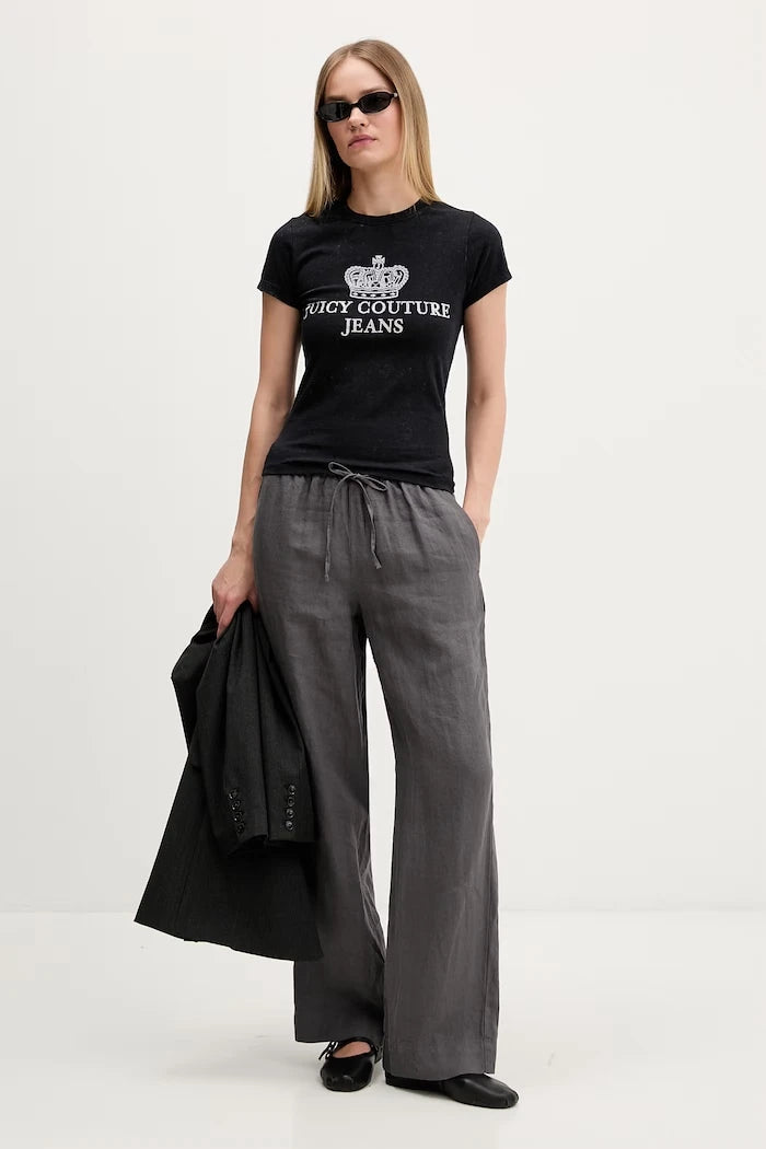 Juicy Couture тениска дамска от памук HERITAGE HILTON