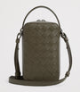 Bottega Veneta Intrecciato Leather Getaway Phone Pouch