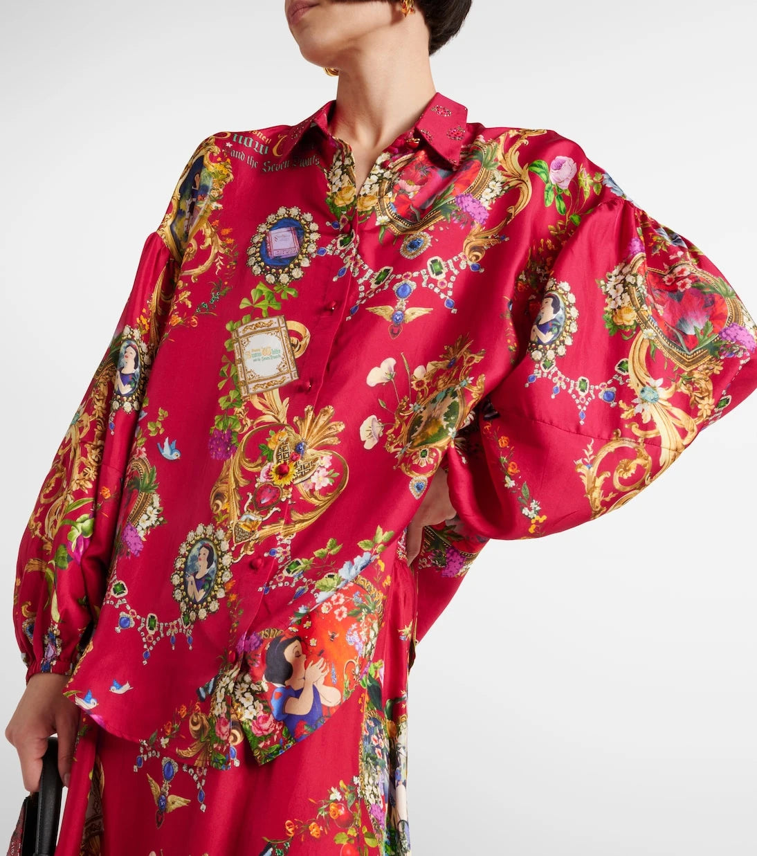 Camilla - Printed silk shirt