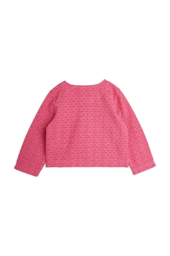 Mini Rodini жилетка за деца от памук Lace patch