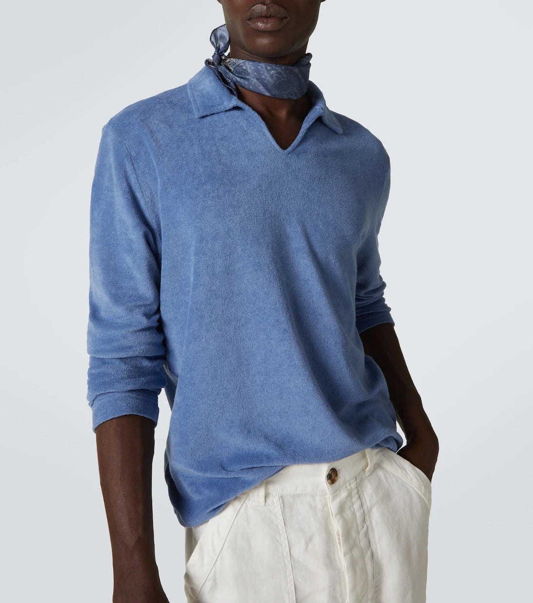 Fedeli - Peter cotton terry polo shirt