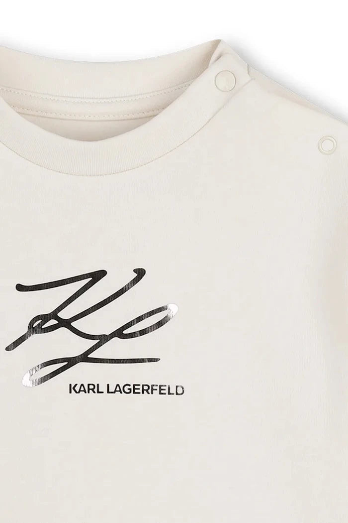 Karl Lagerfeld pamuklu elbise