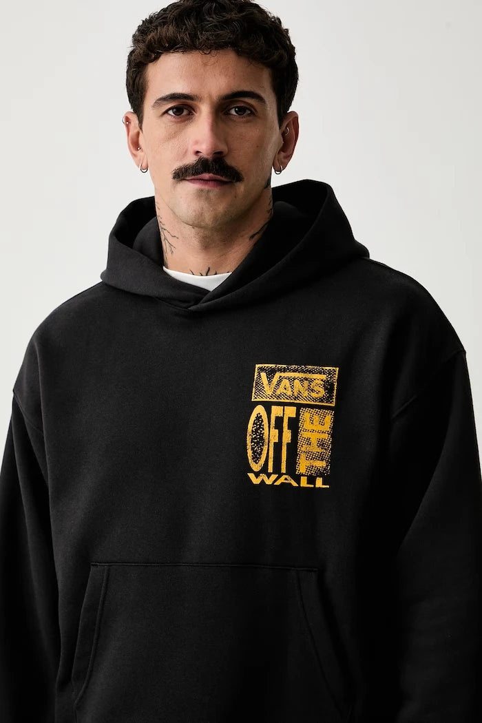 Pamuklu kapüşonlu erkek Vans sweatshirt