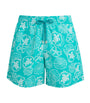 Turtle Print Moorea Swim Shorts
