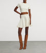 Beige Chiffon A-line Dress