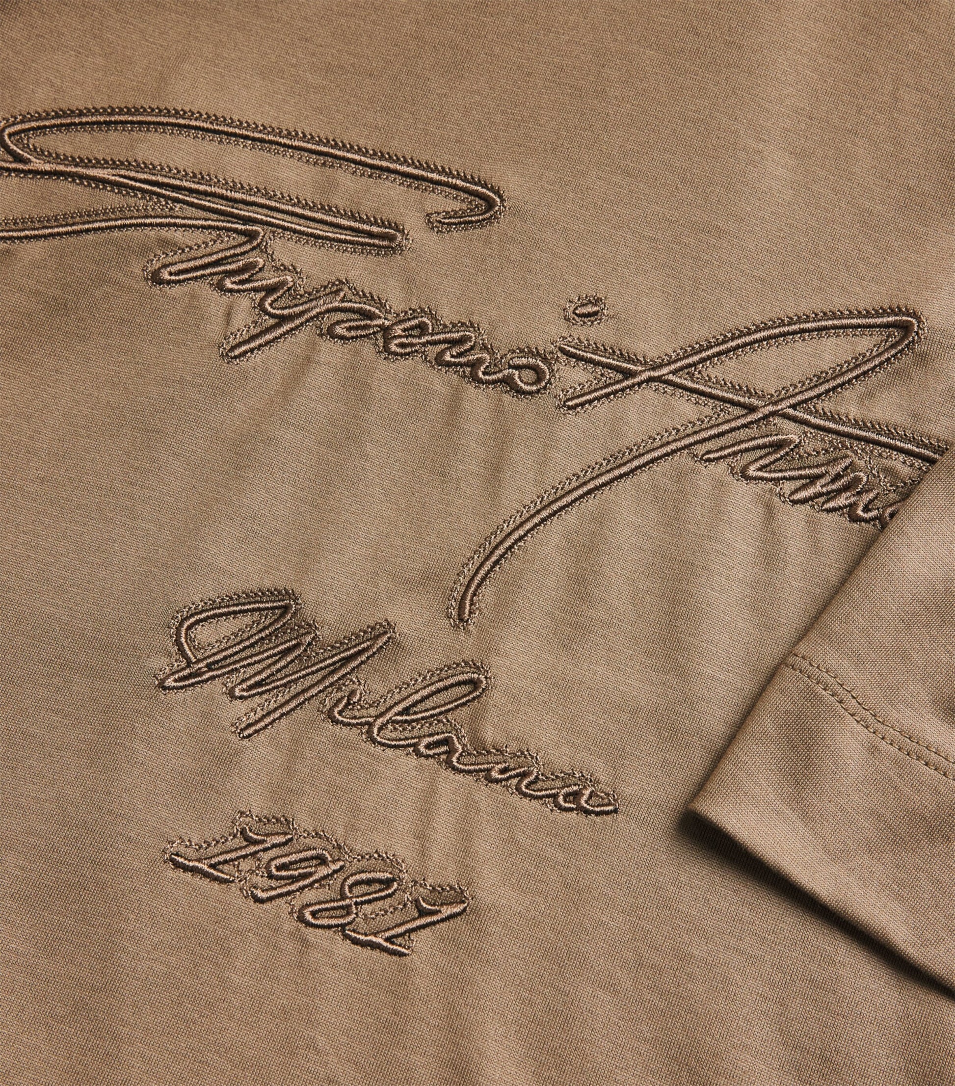 Lyocell-Cotton Logo T-Shirt