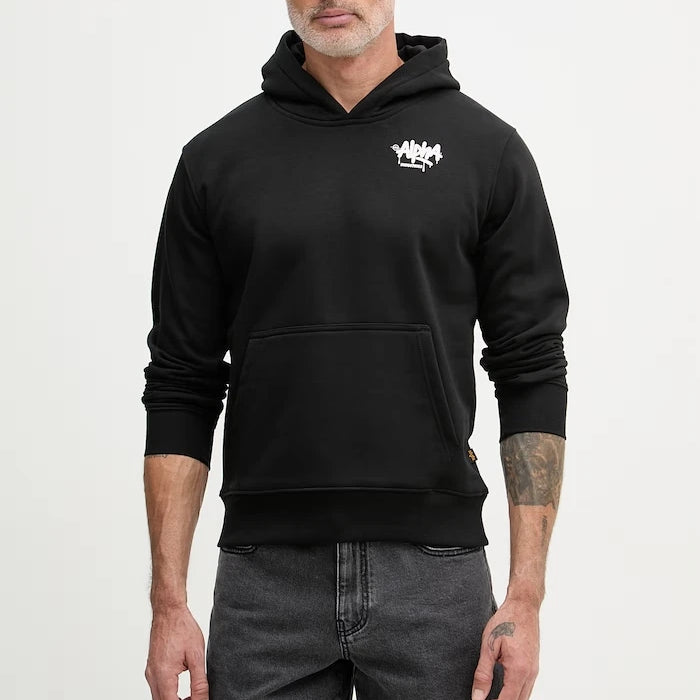 Alpha Industries Kapüşonlu Erkek Pamuklu Signature Sweatshirt