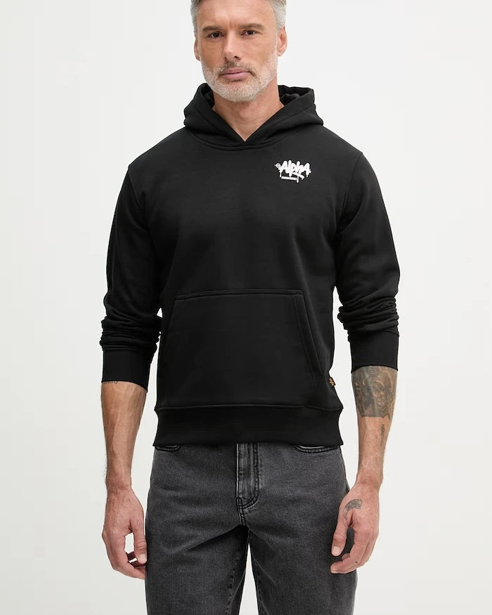 Alpha Industries Kapüşonlu Erkek Pamuklu Signature Sweatshirt