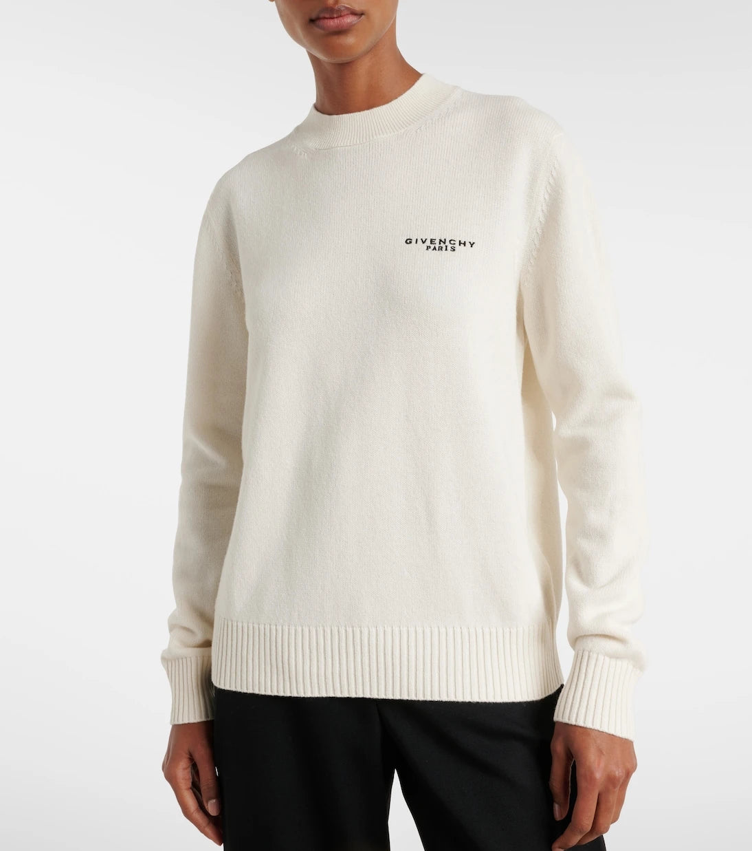 Givenchy - Logo wool and cashmere sweater
