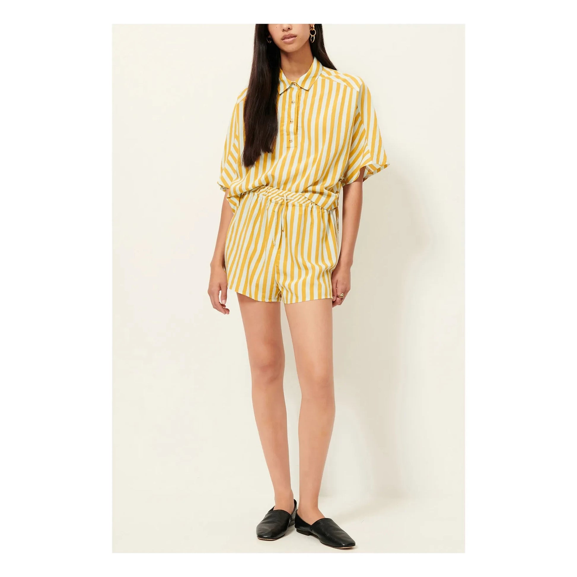Sessùn - Short Stripes Agde | Yellow