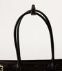 Prada Brown Large Leather Buckled Tote Bag