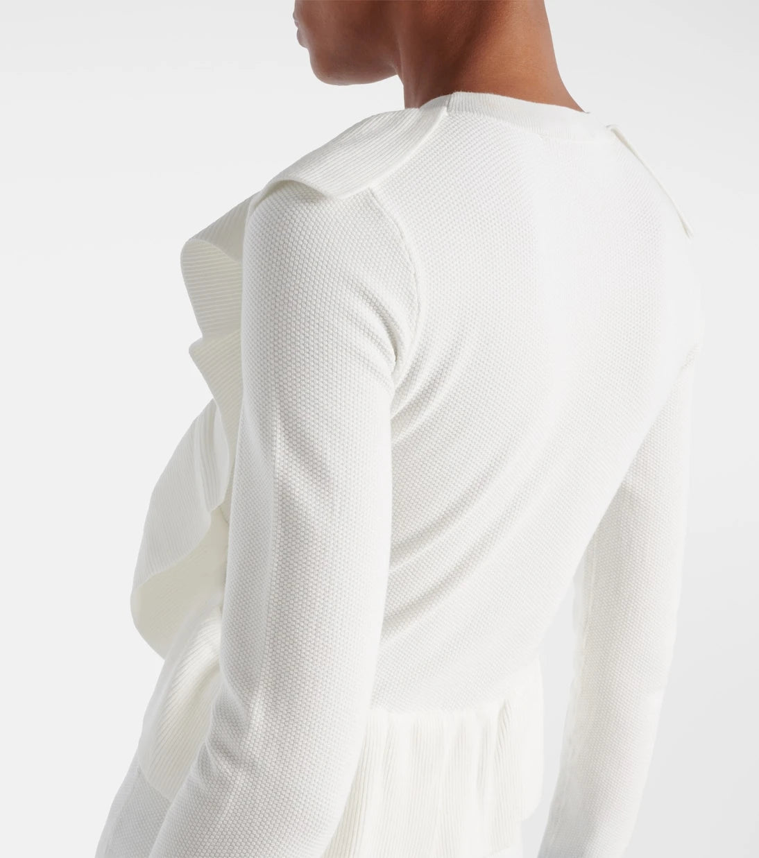 Max Mara - Agenzia knitted ruffled top