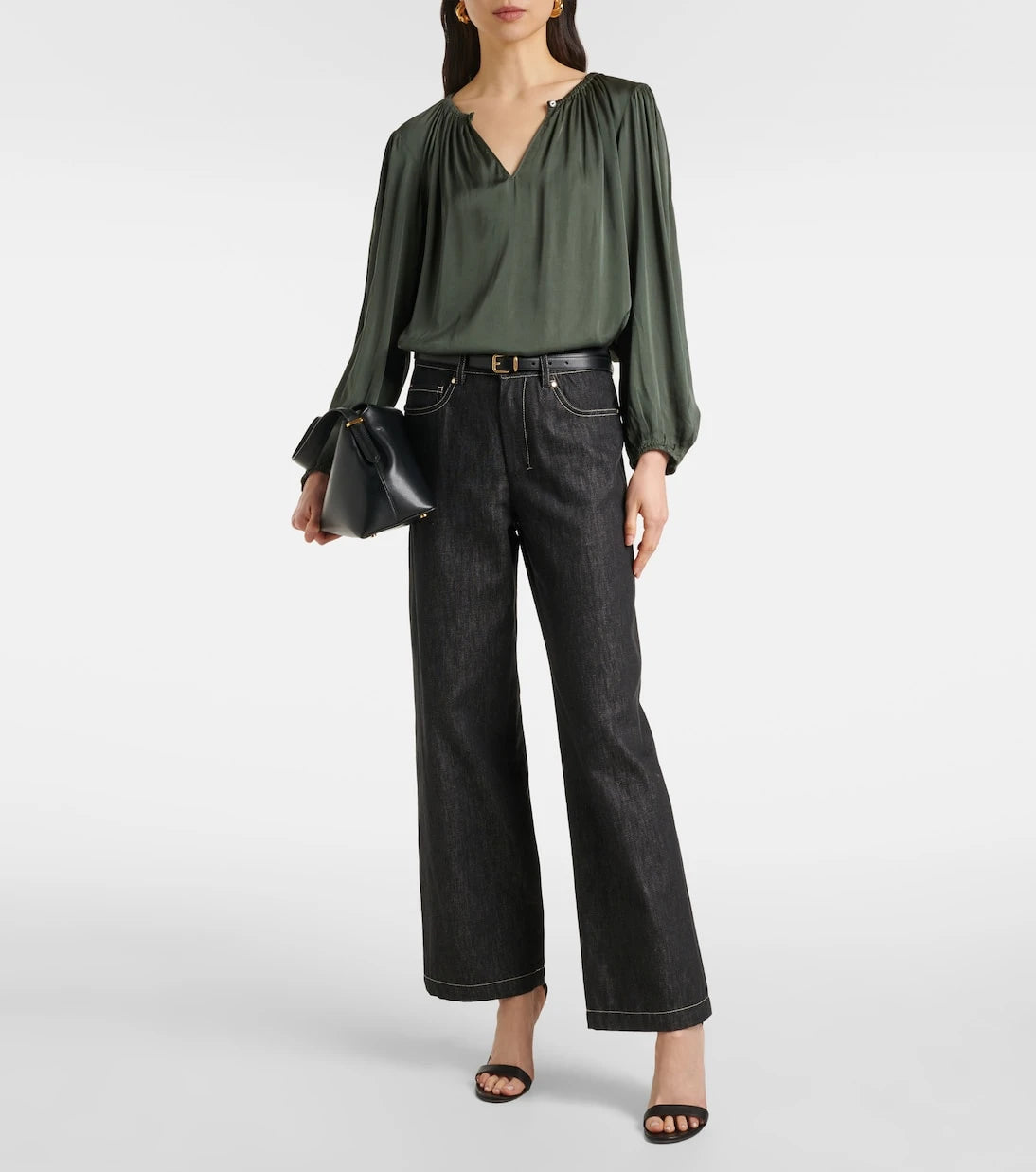 Velvet - Riona satin blouse