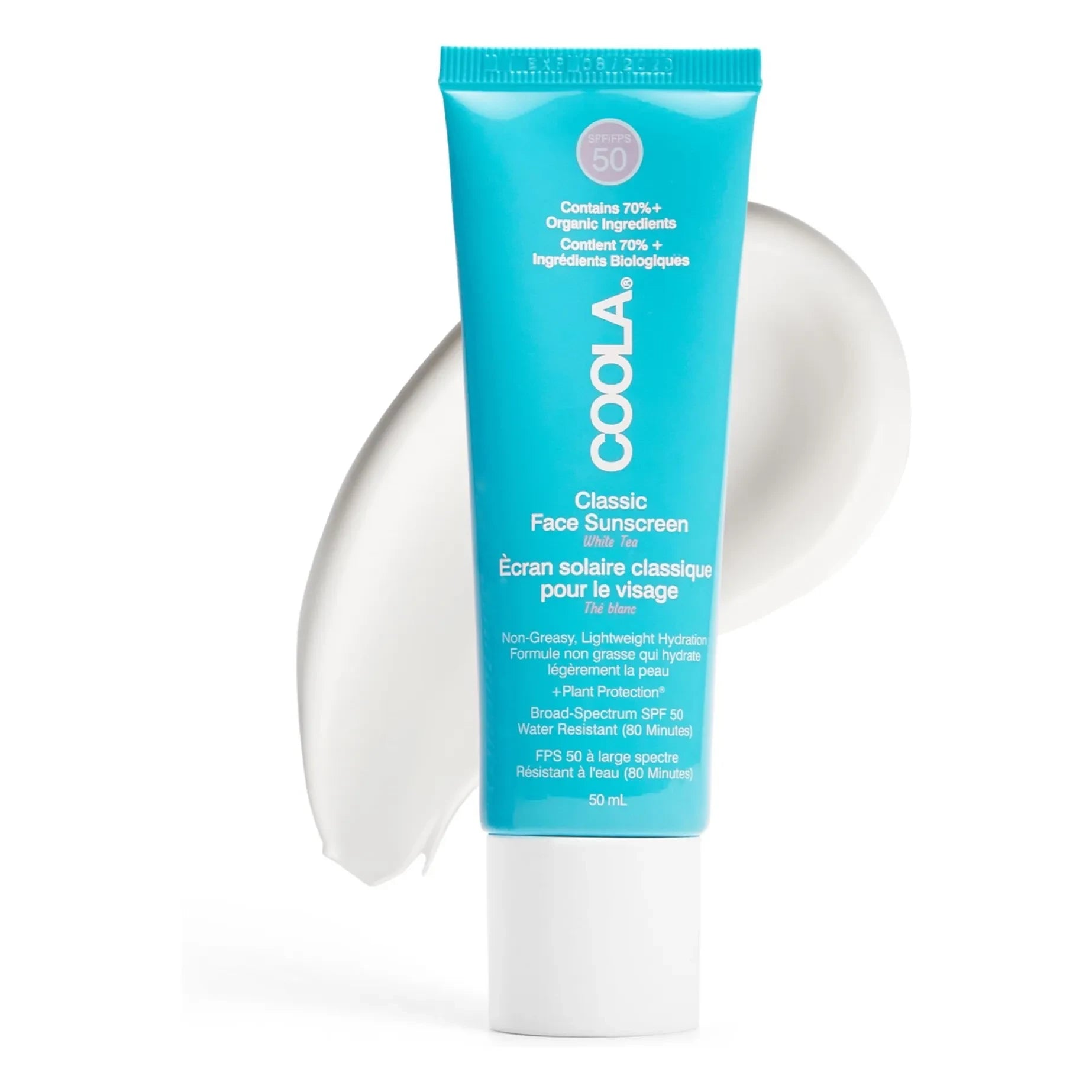 Coola - White Tea SPF50 Face Sunscreen Cream - 50ml