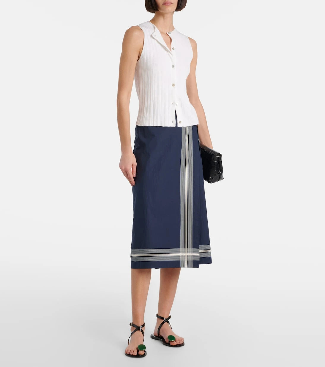 Vince - Ribbed cotton top