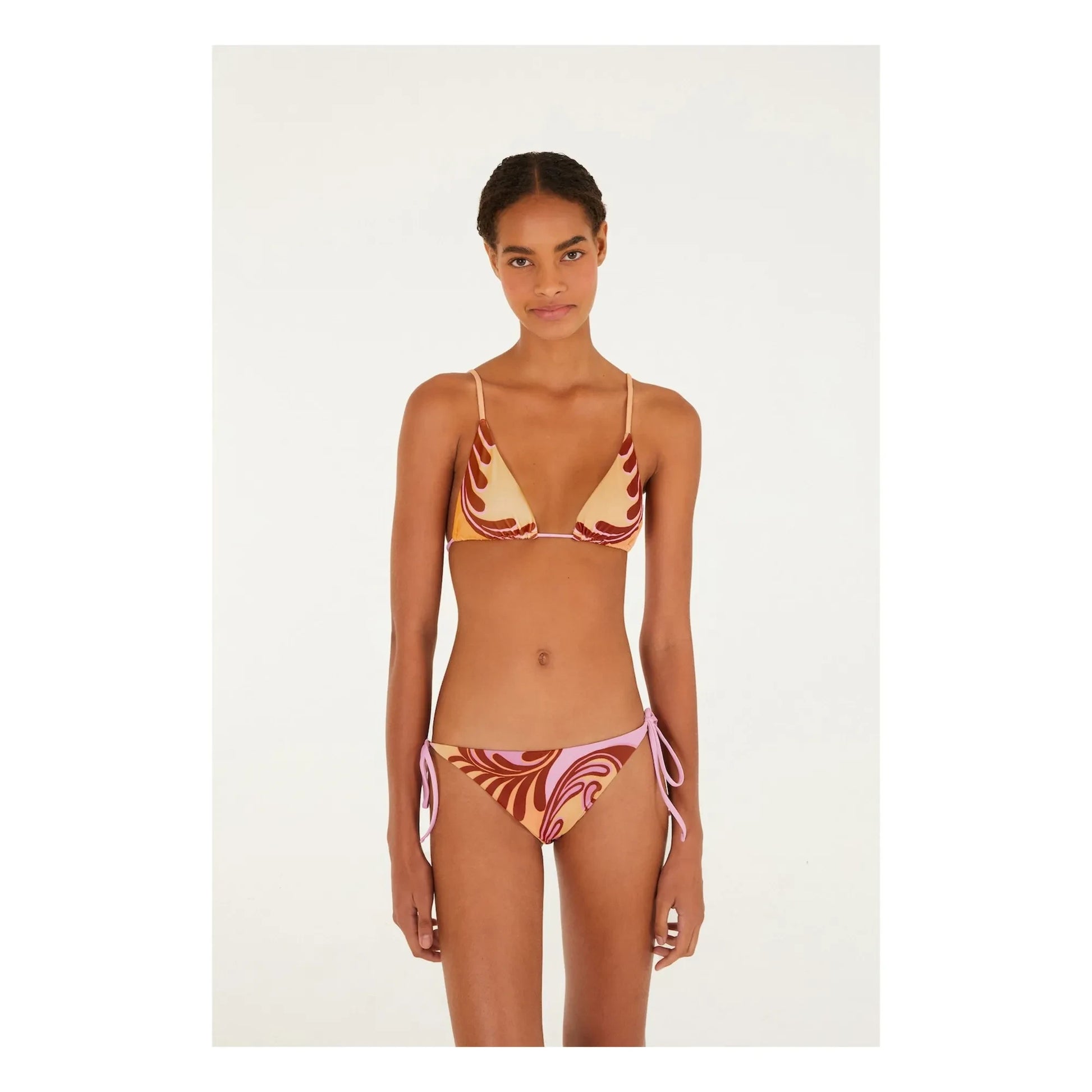 Farm Rio - Arabesque Swimsuit Top | Yellow