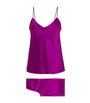 Olivia von Halle Purple Silk Bliss Pyjama Set