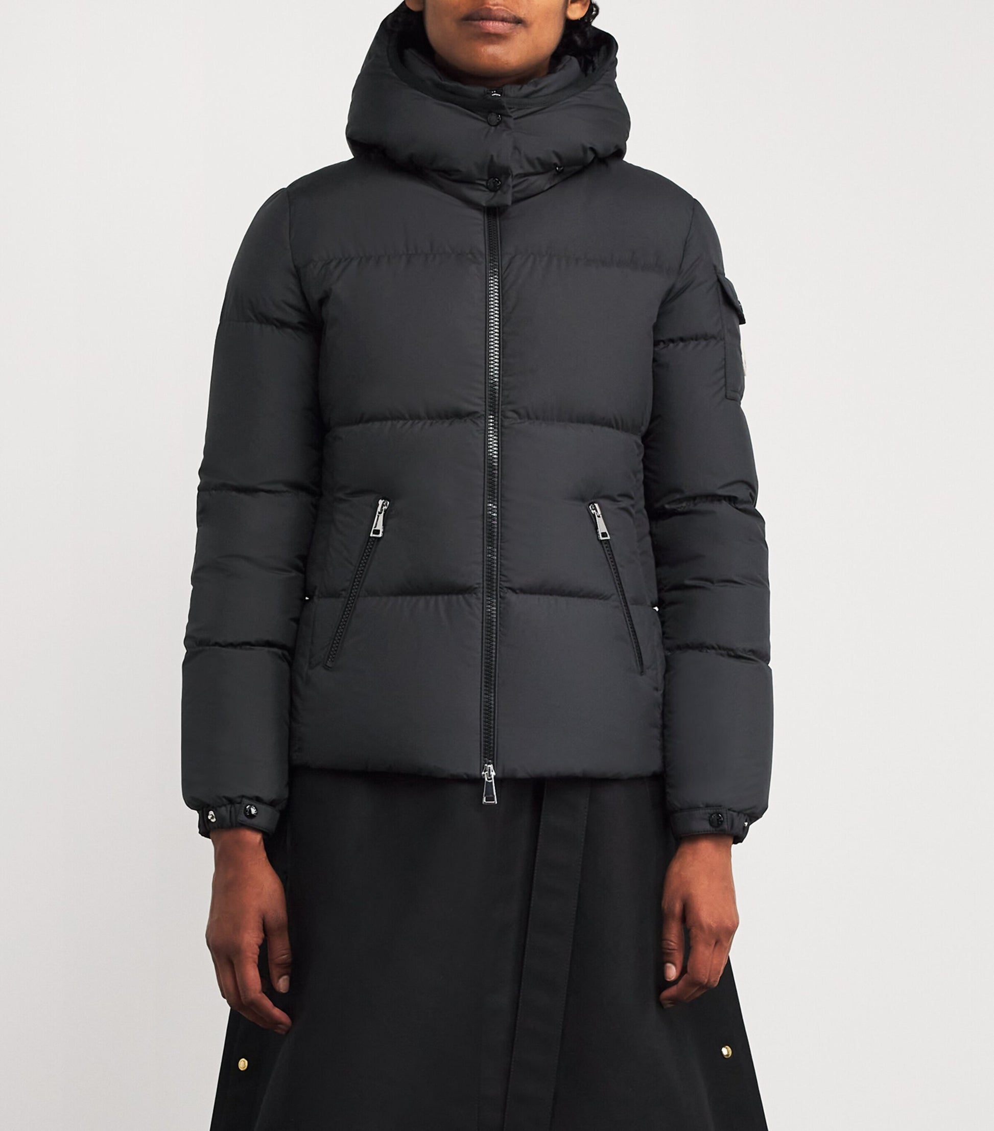 Moncler Black Down Water-Resistant Fourmines Jacket