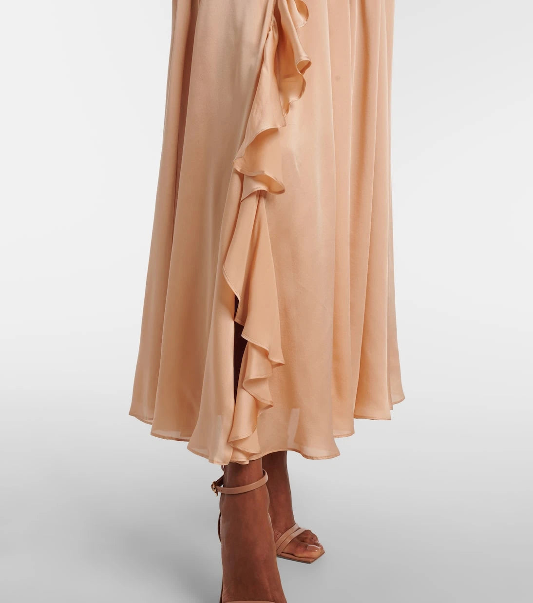 Ulla Johnson - Zena ruffled silk chiffon midi skirt