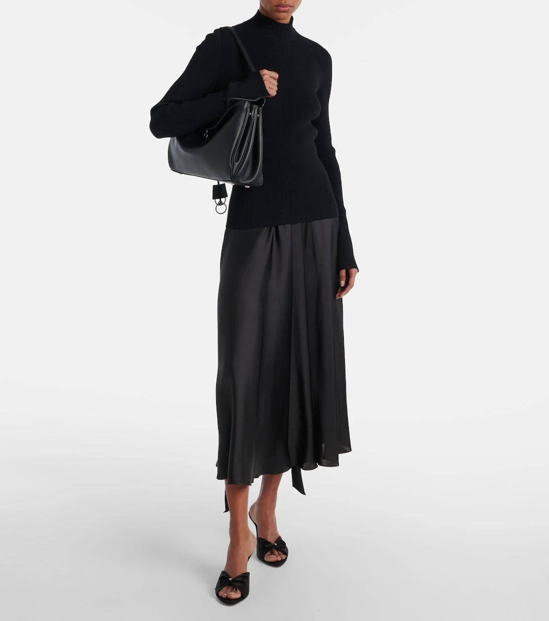 Balenciaga - صندل نايف بو 80 من الساتان