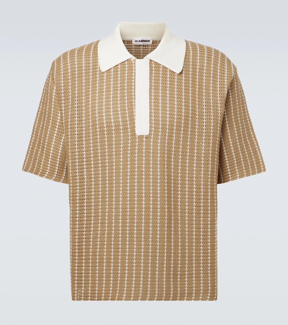 Jil Sander - Knitted cotton polo shirt