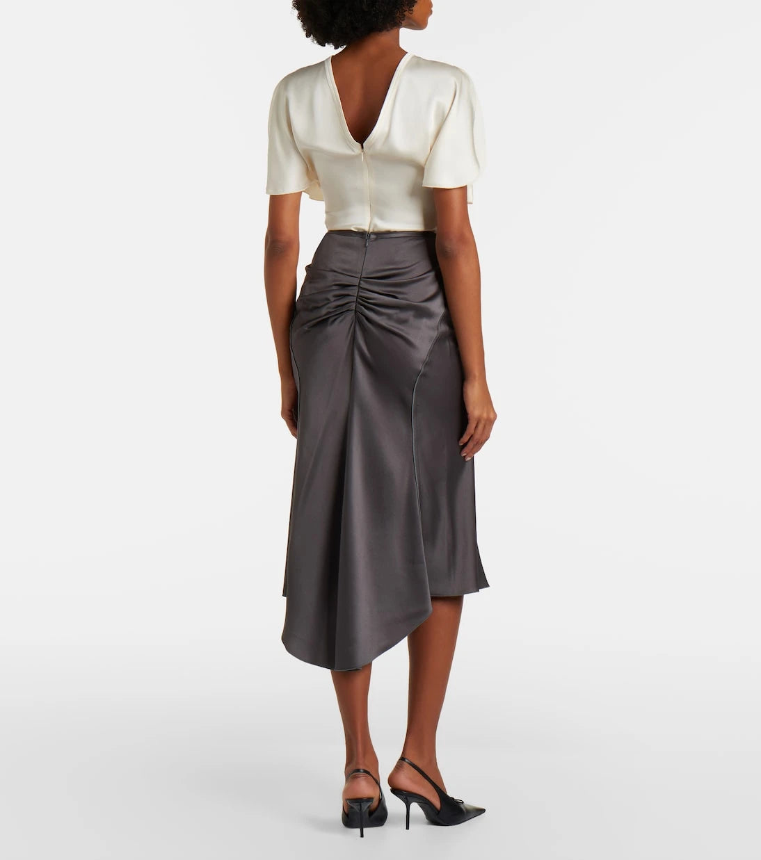 Victoria Beckham - Bela midi skirt