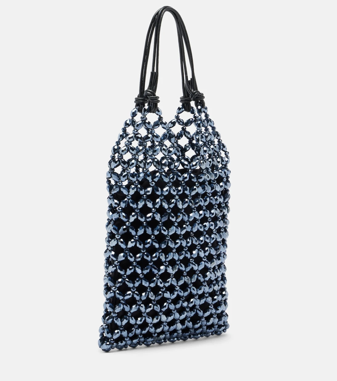 Staud - Karla beaded top-handle bag