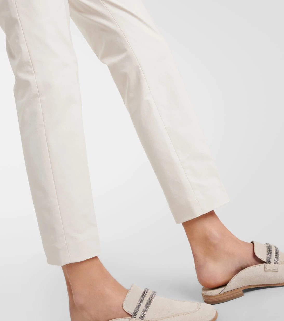 Brunello Cucinelli - Pull Up low-rise slim pants