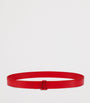 Christian Louboutin Red Loubi54 Leather Reversible Belt