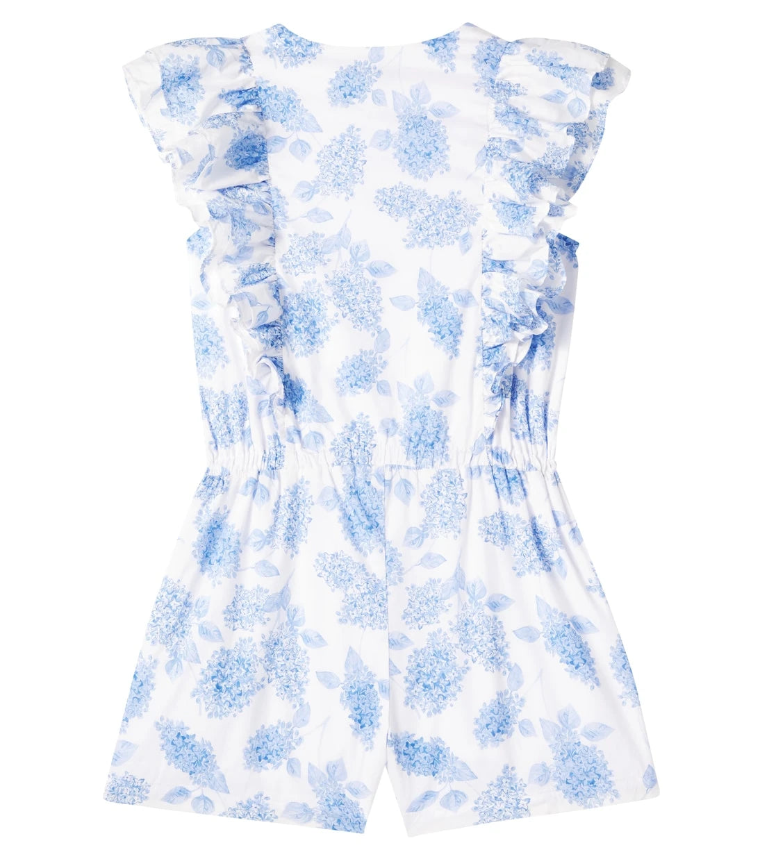 Tartine et Chocolat - Floral ruffled cotton playsuit