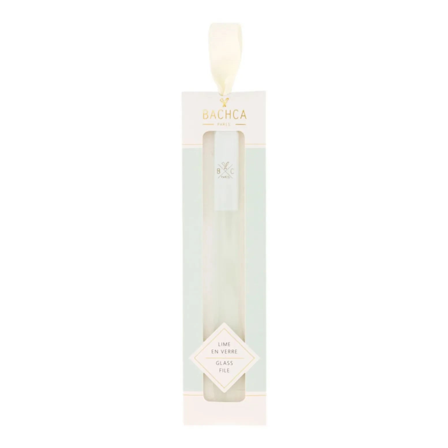 Bachca - Glass Nail File | White