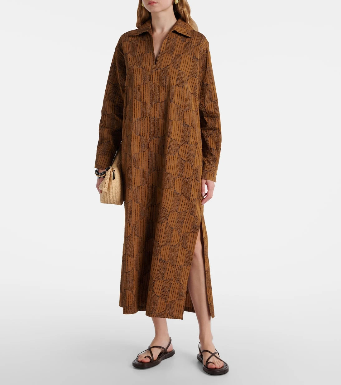 Max Mara - فستان إدويج القطني الطويل