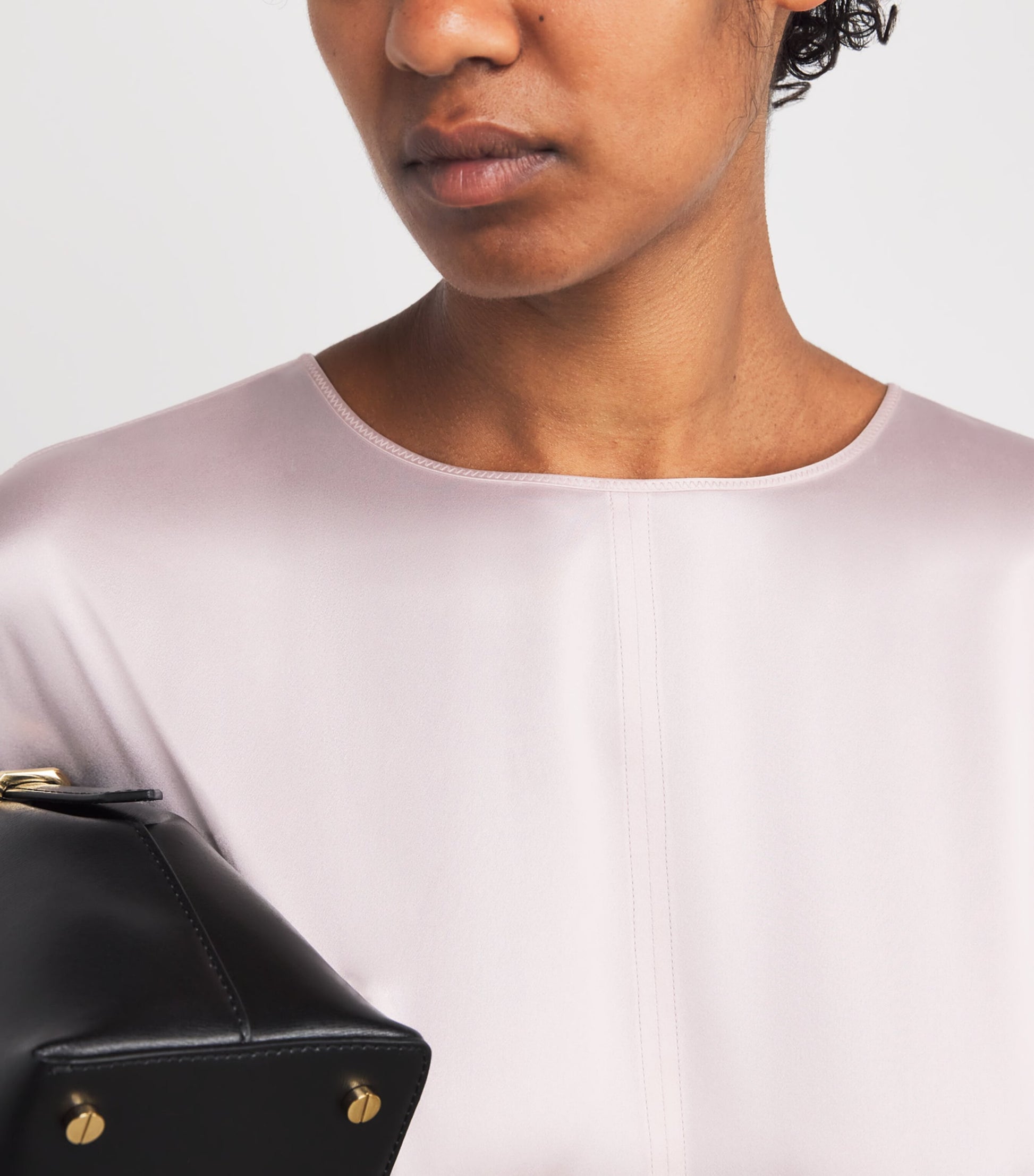 Silk Satin Daviel Dress ROSE