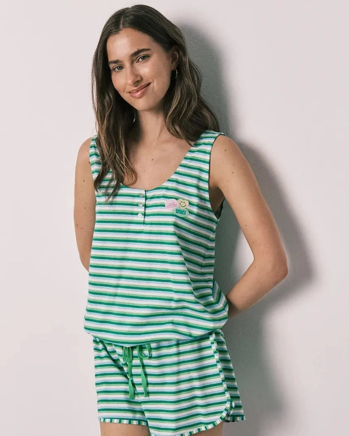 women'secret kadın pamuklu iki parçalı pijama