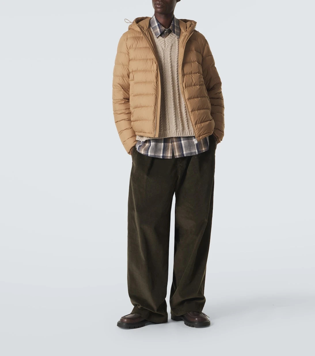 Moncler - Cropped down jacket