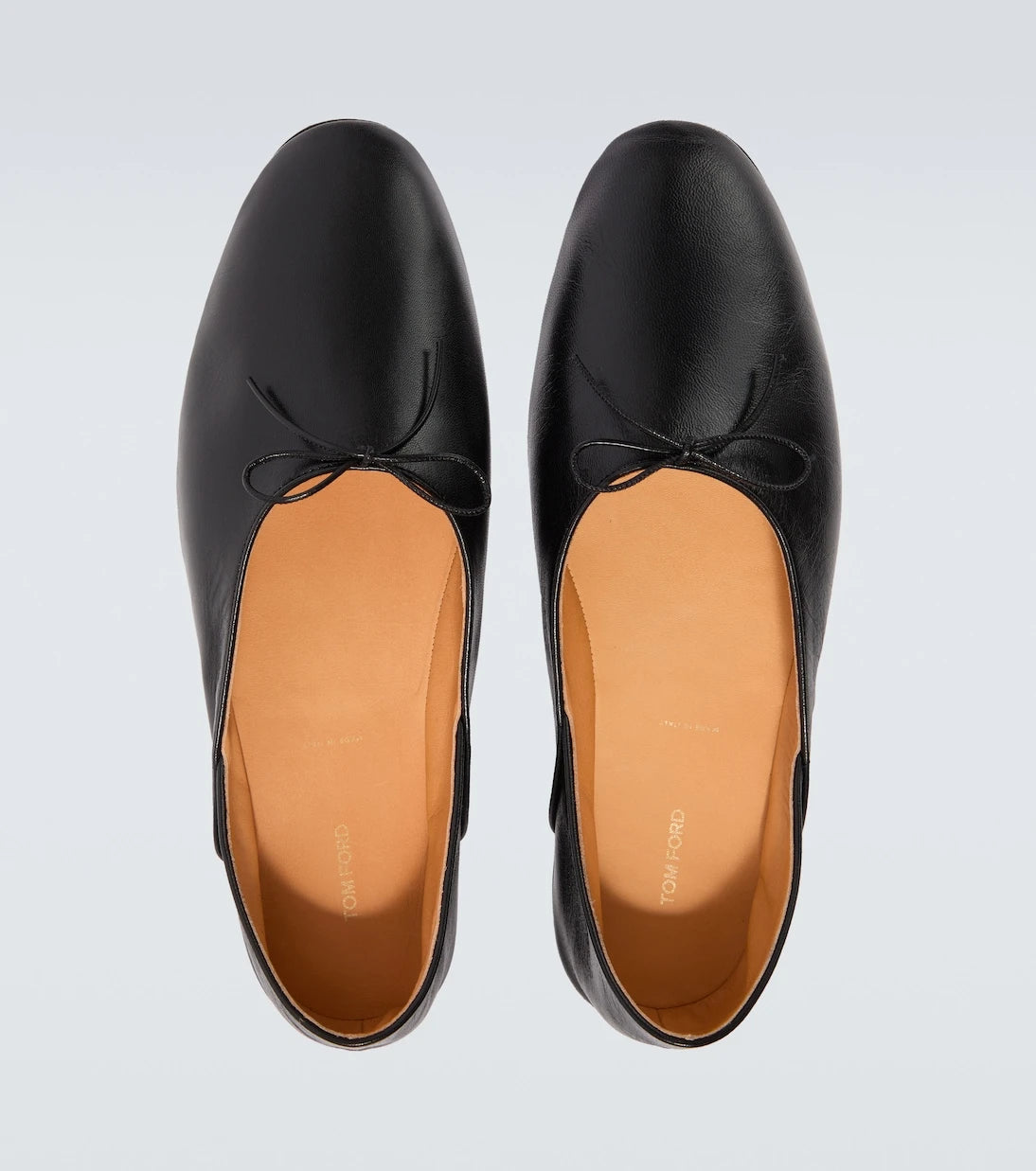 Tom Ford - Bow-detail leather loafers