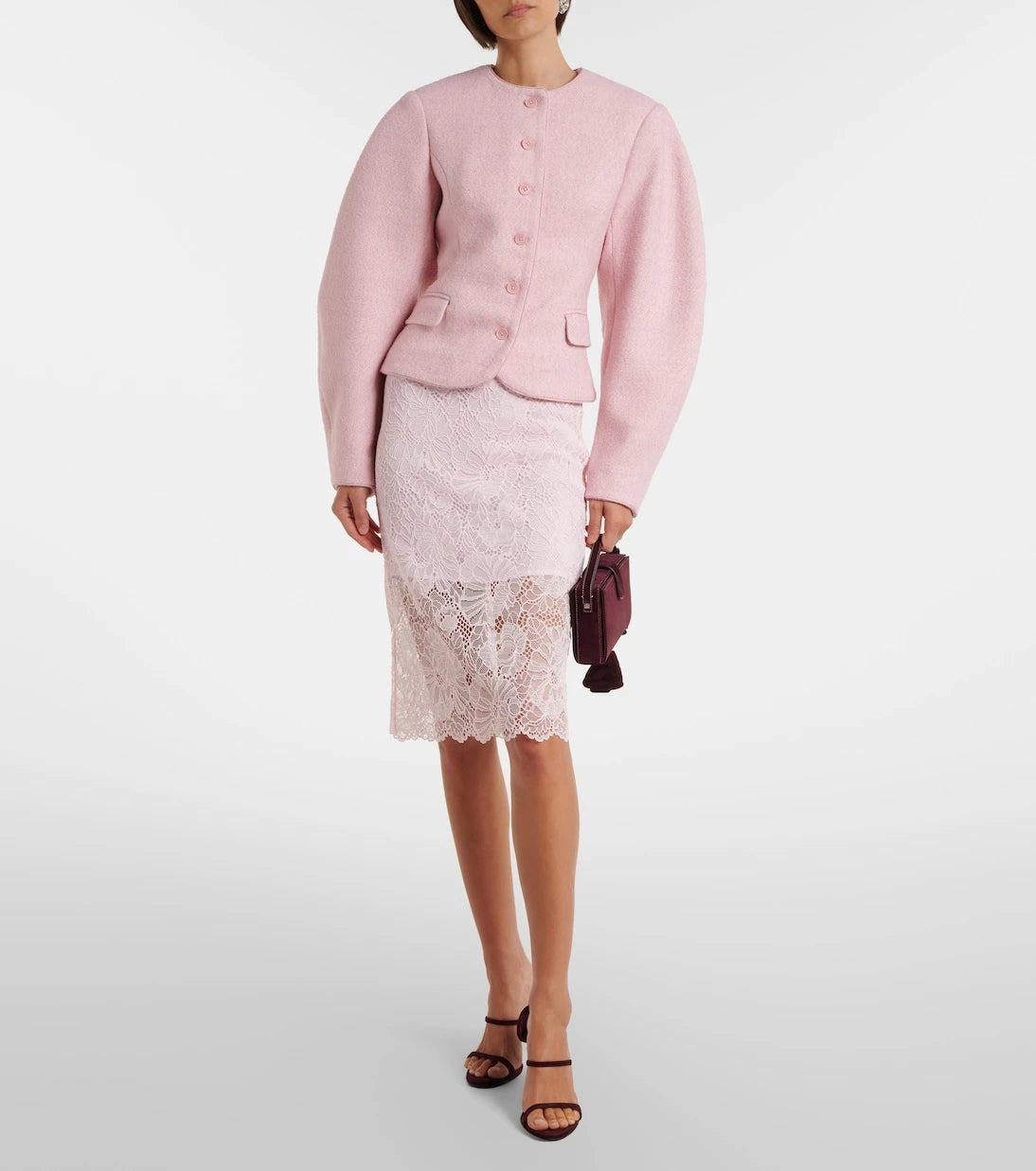 Rotate - Lace midi skirt