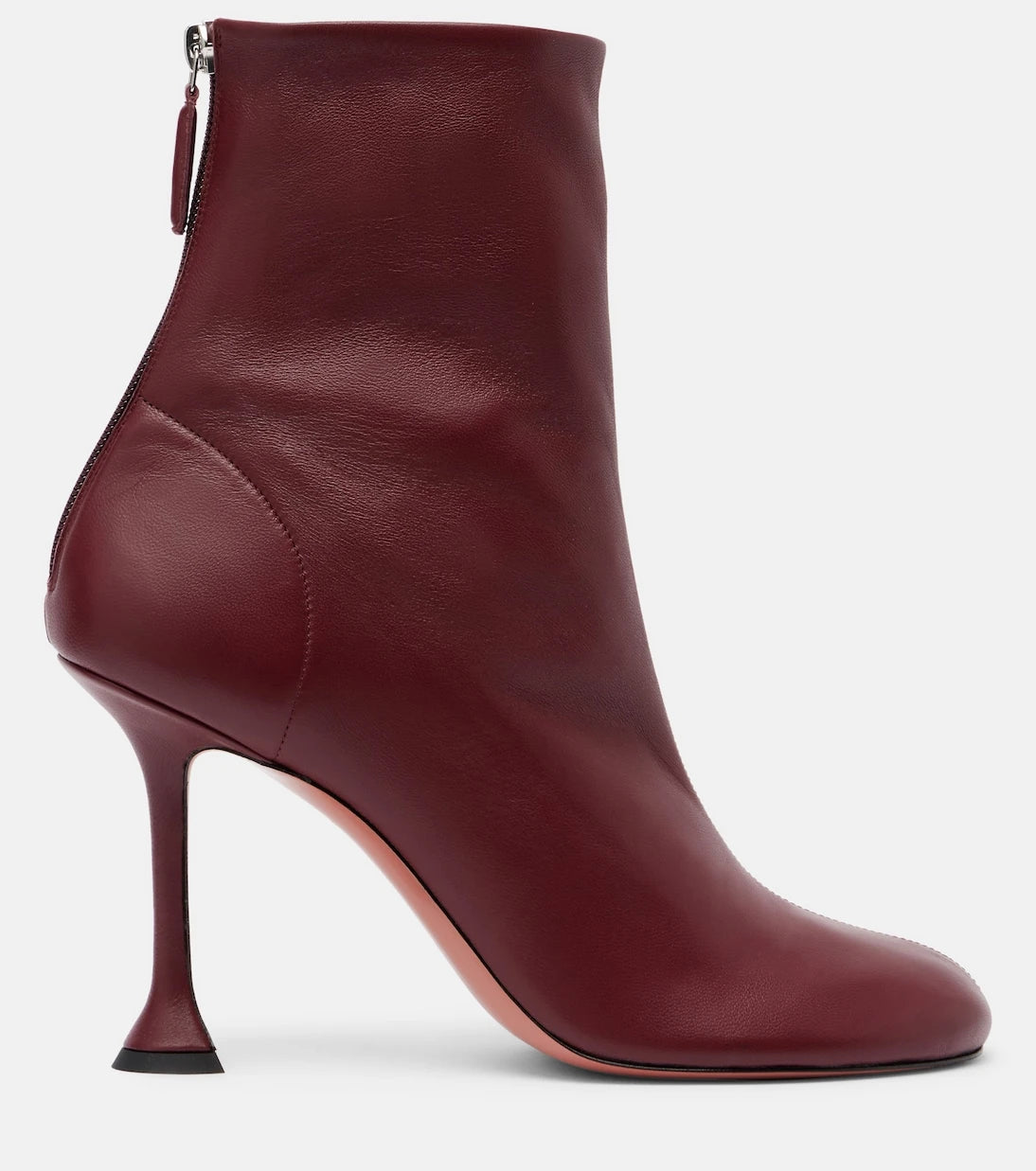 Amina Muaddi - Iris 95 leather ankle boots